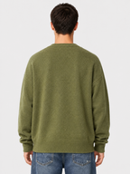 Men’s Textured Cardigan with Button Front and Long Sleeves