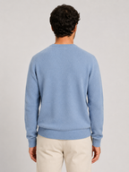 Men’s Crew Neck Knit Sweater with Ribbed Trim