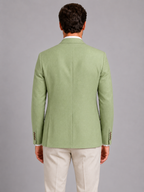 Men’s Single-Button Blazer with Notch Lapel