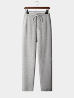 Men’s Straight Leg Pants with Drawstring Waist