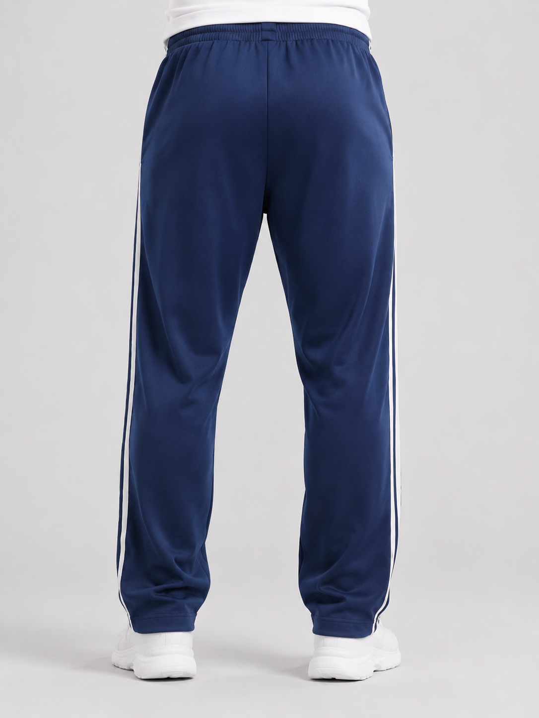 Men’s Track Pants with Side Stripes and Elastic Waist