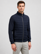 Men’s Zip Jacket with Padded Front Panels