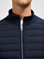 Men’s Zip Jacket with Padded Front Panels