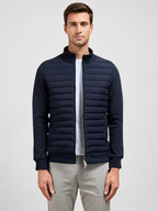 Men’s Zip Jacket with Padded Front Panels