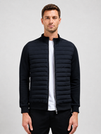 Men’s Zip Jacket with Padded Front Panels