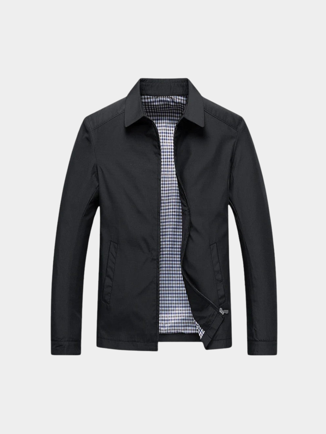 Men’s Zip Jacket with Stand Collar