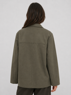Women’s Oversized Blazer with Notched Lapel