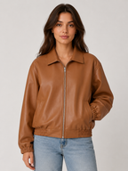 Women’s Zip-Front Jacket with Elasticated Cuffs