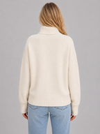 Women’s Zip Knit Cardigan with Funnel Neck