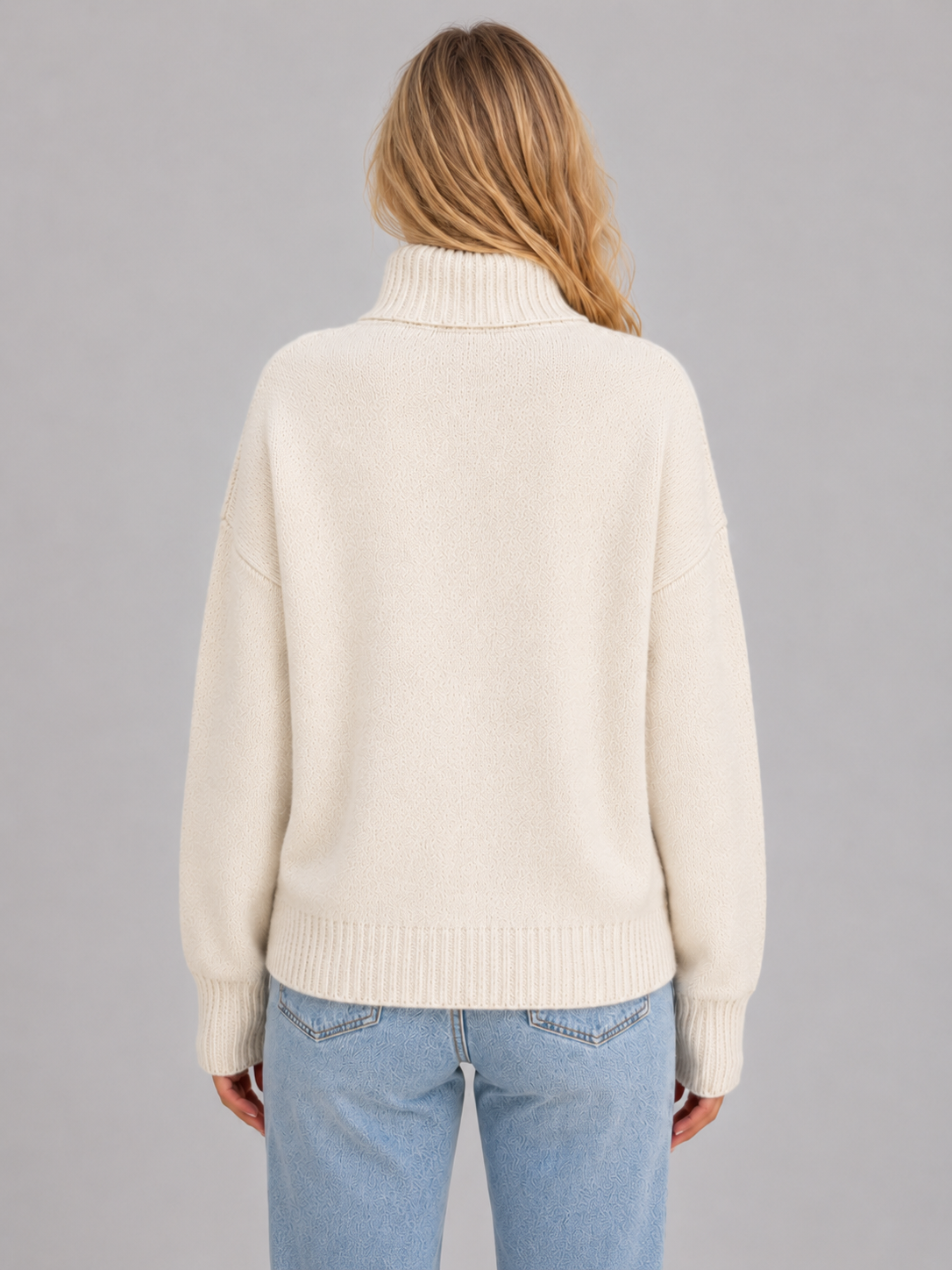 Women’s Zip Knit Cardigan with Funnel Neck
